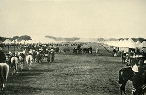 معسكر الملك في التجمع الإمبراطوري ، يناير 1877 ، 1901.