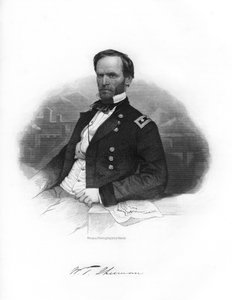 وليام تيكومسيه شيرمان ، جنرال الاتحاد ، 1862-1867. بواسطة برادي