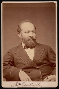 صورة لجيمس أبرام غارفيلد 1831-1881 ، قبل عام 1876.