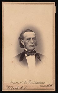 صورة لجيمس ويليس باترسون 1823-1893 ، قبل عام 1869.
