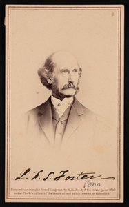 صورة لافاييت سابين فوستر 1806-1880 ، قبل عام 1869.