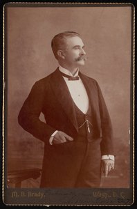 صورة لو.نلسون تولر ، بين عامي 1890 و 1893. بواسطة معارض برادي الوطنية للصور الفوتوغرافية