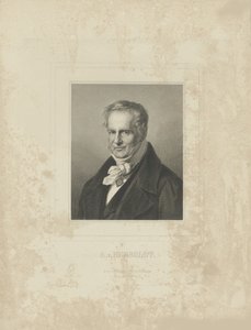 صورة ألكسندر فون هومبولت 1769-1859 ، ج. 1850.