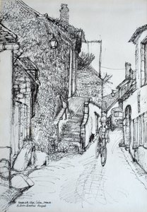 منزل مع خطوات ، كولين ، فرنسا بواسطة بريندا برين بوكر