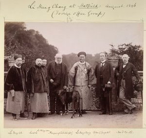 لي هونغ تشانغ في هاتفيلد (مجموعة وزارة الخارجية) ، أغسطس 1896 (b / w photo) بواسطة مصور بريطاني