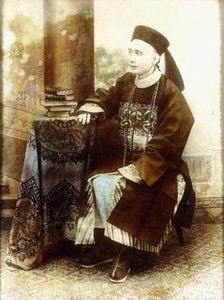 صورة لماندرين ، ربما كانتونيز ، حوالي 1890s ، 1890s بواسطة مصور بريطاني