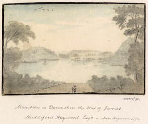 سلسلة من الرسومات التخطيطية والمناظر في بريطانيا العظمى والقارة وأمريكا 1772-1778 (ألوان مائية) بواسطة المدرسة البريطانية