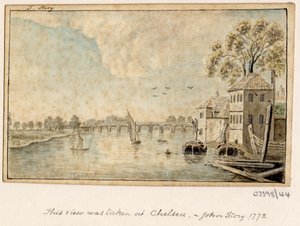 سلسلة من الرسومات التخطيطية والمناظر في بريطانيا العظمى والقارة وأمريكا 1772-1778 (ألوان مائية) بواسطة المدرسة البريطانية