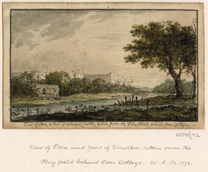 سلسلة من الرسومات التخطيطية والمناظر في بريطانيا العظمى والقارة وأمريكا 1772-1778 (ألوان مائية) بواسطة المدرسة البريطانية