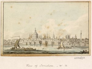 سلسلة من الرسومات التخطيطية والمناظر في بريطانيا العظمى والقارة وأمريكا 1772-1778 (ألوان مائية) بواسطة المدرسة البريطانية