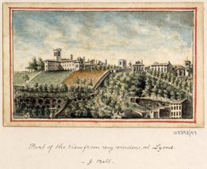 سلسلة من الرسومات التخطيطية والمناظر في بريطانيا العظمى والقارة وأمريكا 1772-1778 (ألوان مائية) بواسطة المدرسة البريطانية