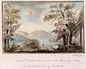 سلسلة من الرسومات التخطيطية والمناظر في بريطانيا العظمى والقارة وأمريكا 1772-1778 (ألوان مائية) بواسطة المدرسة البريطانية