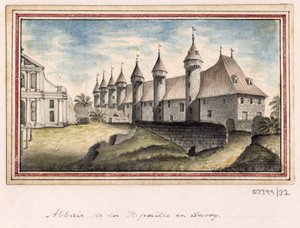 سلسلة من الرسومات التخطيطية والمناظر في بريطانيا العظمى والقارة وأمريكا 1772-1778 (ألوان مائية) بواسطة المدرسة البريطانية