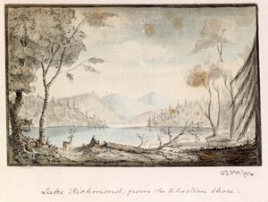 سلسلة من الرسومات التخطيطية والمناظر في بريطانيا العظمى والقارة وأمريكا 1772-1778 (ألوان مائية) بواسطة المدرسة البريطانية