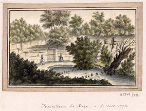 سلسلة من الرسومات التخطيطية والمناظر في بريطانيا العظمى والقارة وأمريكا 1772-1778 (ألوان مائية) بواسطة المدرسة البريطانية