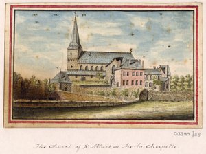 سلسلة من الرسومات التخطيطية والمناظر في بريطانيا العظمى والقارة وأمريكا 1772-1778 (ألوان مائية) بواسطة المدرسة البريطانية