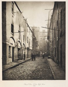 إغلاق واسع رقم 167 شارع رئيسي ، من The Old Closes and Streets of Glasgow بواسطة المدرسة البريطانية
