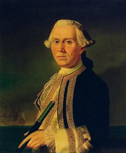 الكابتن جيمس فيرجسون (1723-1793) بواسطة المدرسة البريطانية