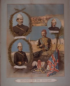 أبطال السودان 1885 (كروموليثو) بواسطة المدرسة البريطانية