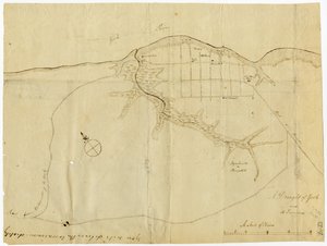 خريطة يوركتاون ، فيرجينيا ، أكتوبر 1781