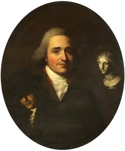 صورة لنحات ، حوالي عام 1765 (زيت على قماش) بواسطة المدرسة البريطانية
