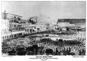 اجتماع جماعي خارج فورت فيجيلانت ، ساكرامنتو ، كاليفورنيا ، 1856 1937.