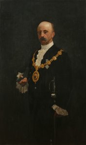 مايور دبليو جيه بازيلي ، 1895-97 (زيت على قماش) بواسطة شقيق كرونستراند