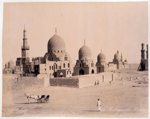 مصر: قبر الكاليف - تصوير الأخوين الزنغالي ، أواخر القرن التاسع عشر