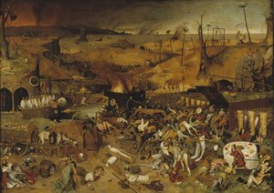 انتصار الموت ، حوالي 1562-1563 بواسطة بروجل