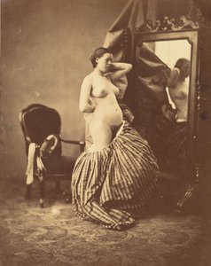 [عارية أمام المرآة] ، كاليفورنيا. 1857. بواسطة برونو بريكيهايس