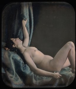 [مستلق أنثى عارية في صورة داناي] ، 1850. بواسطة برونو بريكيهايس