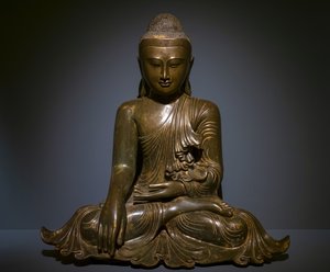 Maravijaya بوذا. بورما بواسطة المدرسة البورمية