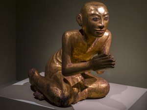 راكع يركع في الصلاة. بورما بواسطة المدرسة البورمية