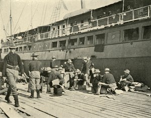 المشاة الثالث عشر في الإفطار ، الحرب الإسبانية الأمريكية ، 11 يونيو 1898 ، 1899.