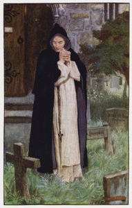 رسم توضيحي لـ The Cloister and The Hearth من تأليف تشارلز ريد (لون ليثو) بواسطة بيام (بعد) شو