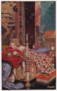 رسم توضيحي لـ The Cloister and The Hearth من تأليف تشارلز ريد (لون ليثو) بواسطة بيام (بعد) شو