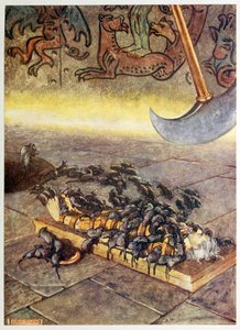 اندفعوا فوقي في أكوام متراكمة من أي وقت مضى. ، من حكايات مختارة من الغموض ، حانة. 1909. بواسطة جون بيام ليستون شو