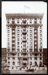 فندق Woodstock في 127 West 43rd Street ، نيويورك ، 1907 (طباعة الجيلاتين الفضي) بواسطة شركة بايرون