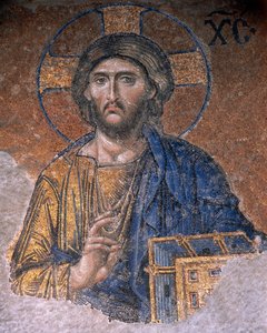 Deesis Christ in Hagia Sophia (mosaic) بواسطة البيزنطية