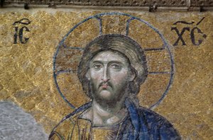 Deesis Christ in Hagia Sophia (mosaic) بواسطة البيزنطية