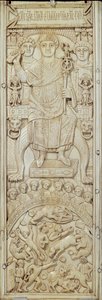 لوحة من Diptych of Consul Areobindus ، القسطنطينية ، 506 م (انظر أيضًا 224964) بواسطة المدرسة البيزنطية