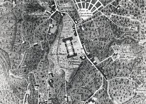 City map of Naples with Capodimonte, detail from Duke Of Noja map بواسطة جي بي وبراون جيه وروبوتام