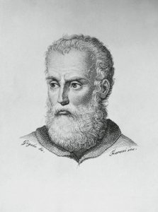 Portrait of Annibale Caro (1507-1566), Italian writer and poet, engraving by Ado Fioroni (active 1812-1833) after drawing by Giovanni Battista Gigola (1767-1841) بواسطة جي بي وبراون جيه وروبوتام