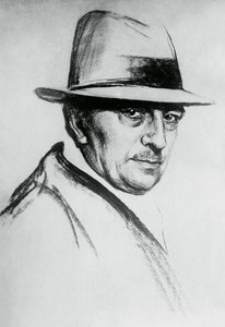Portrait of Dario Niccodemi (1874-1934), Italian playwright and writer بواسطة جي بي وبراون جيه وروبوتام