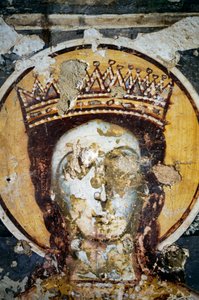 Saint, fresco in Church of Agios Ioannis Prodromos بواسطة جي بي وبراون جيه وروبوتام