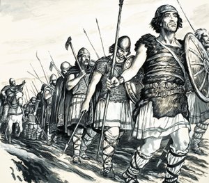 بطل أم شرير؟ الغازي الحديدي (غواش على ورق) بواسطة سي إل دوتي