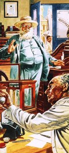 جاكوبوس جونكر يبيع ألماسة "جونكر" إلى تاجر في عام 1934