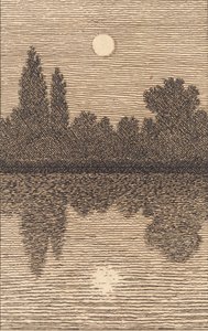 ضوء القمر فوق بحيرة. رسم توضيحي لـ "المنظور الخطي" ، اللوحة الرابعة بواسطة كريستوفر فيلهلم إكرسبيرج