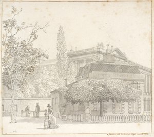 مطعم Ledoyen ved Place de la Concorde nær الشانزليزيه ، باريس بواسطة كريستوفر فيلهلم إكرسبيرج