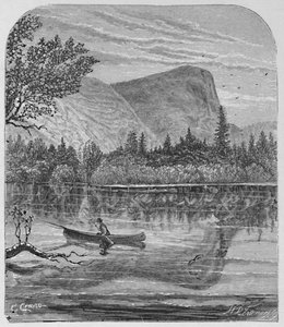 "بحيرة المرآة وجبل واتكينز" ، ١٨٨٣ بواسطة كرين